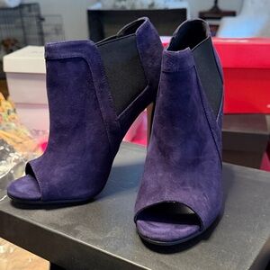 Shoemint Morgan Ankle Boots Dark Purple
